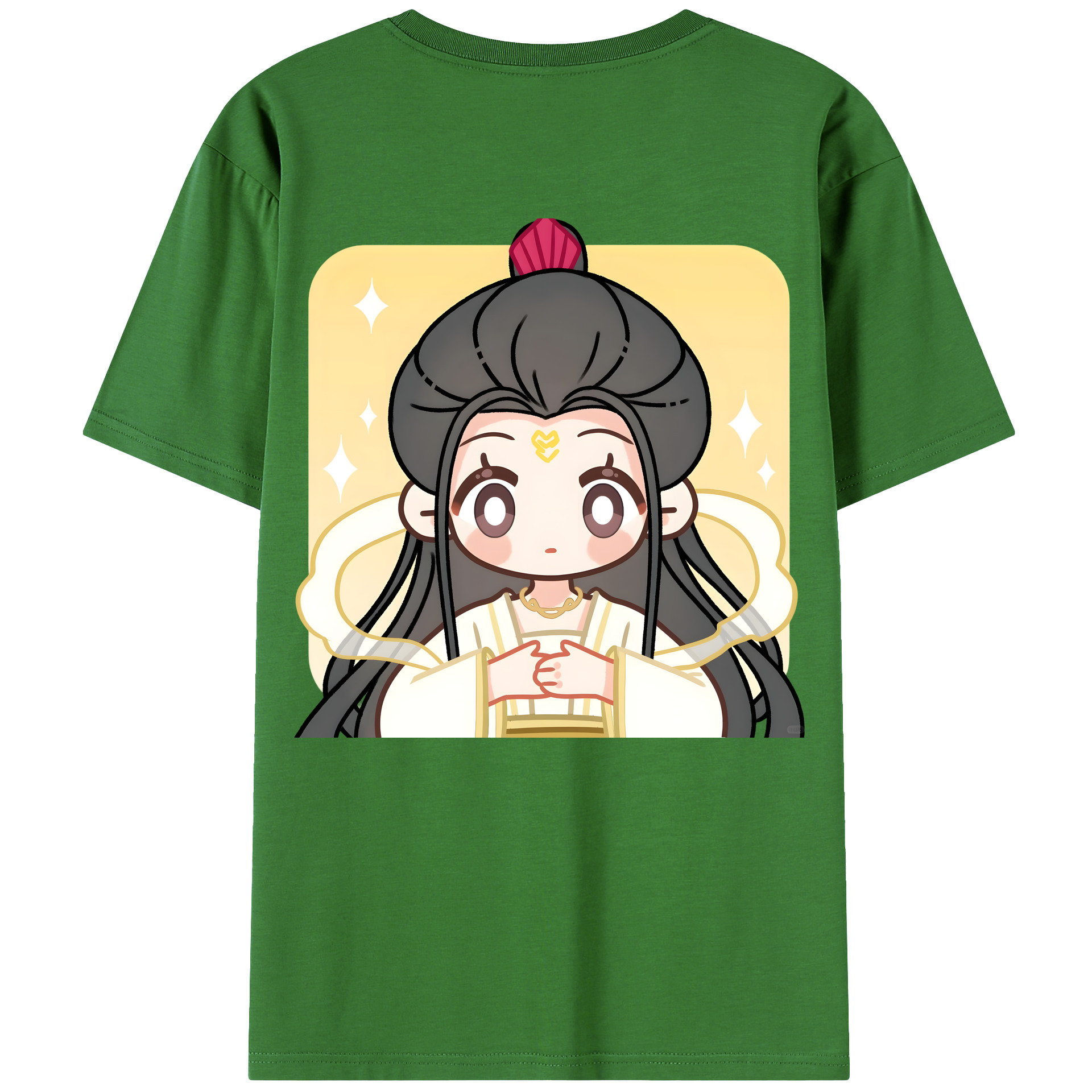 （画像用） Ne Zha 2 ナタ 魔童の大暴れ レディース半袖Tシャツ(バックプリント)